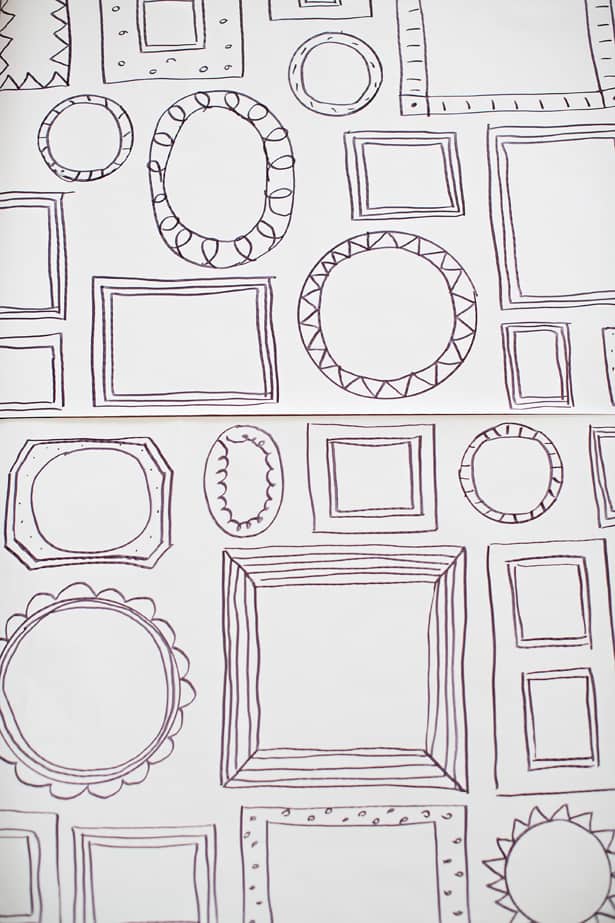 20+ Fantastic Ideas Drawing Frames Images | Tasya Baby