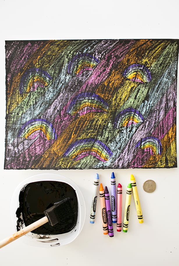 Scratch Art per adulti e bambini fai da te Craft Notte Rainbow Pittura Disegno di carta 