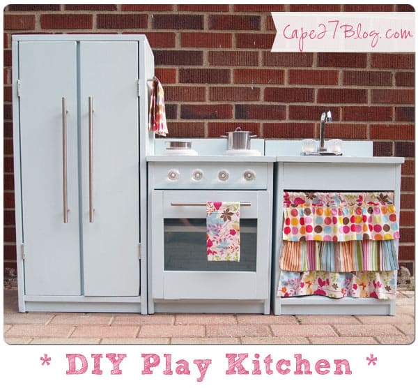 12 AWESOME DIY PLAY KITCHENS FOR KIDS & TODDLERS