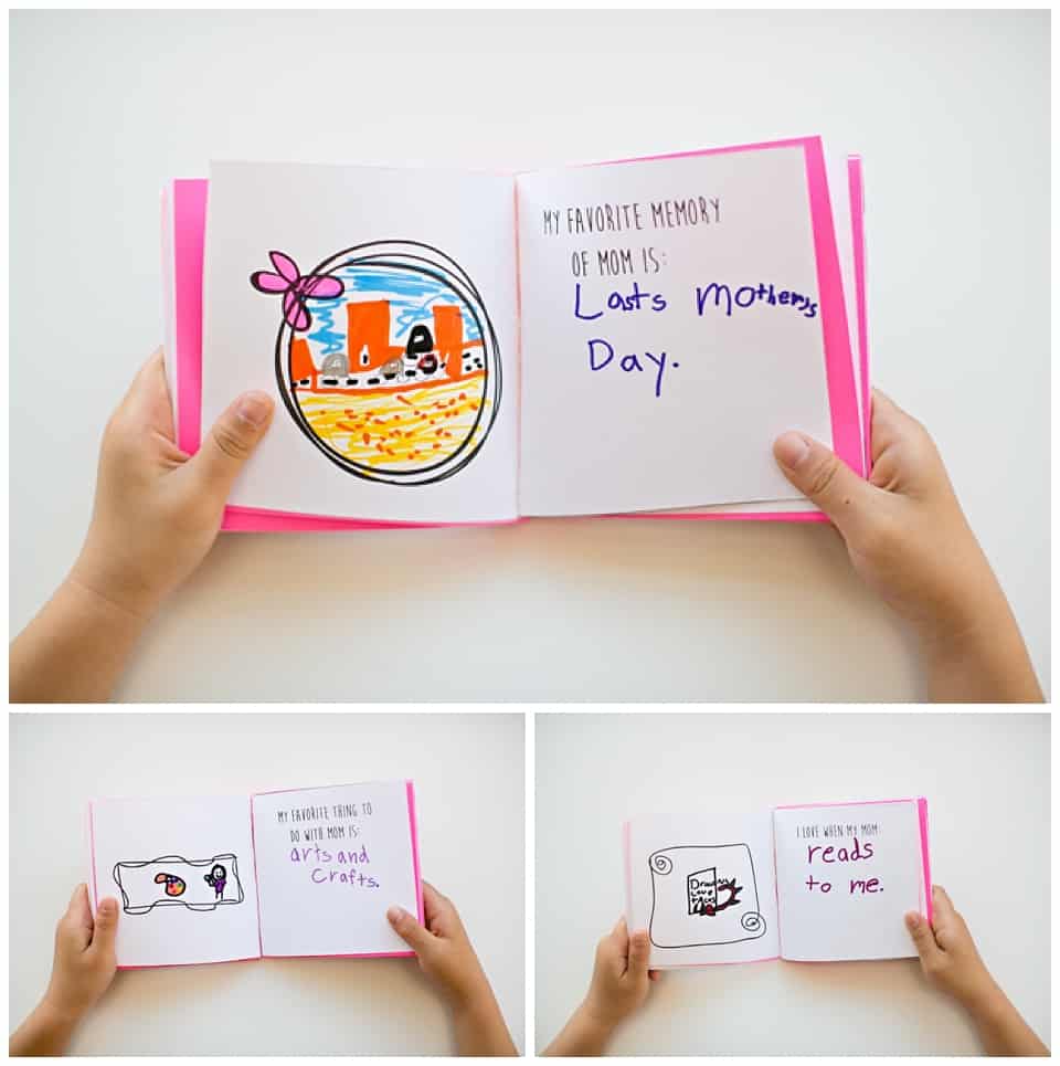 free printable mothers day book for kids