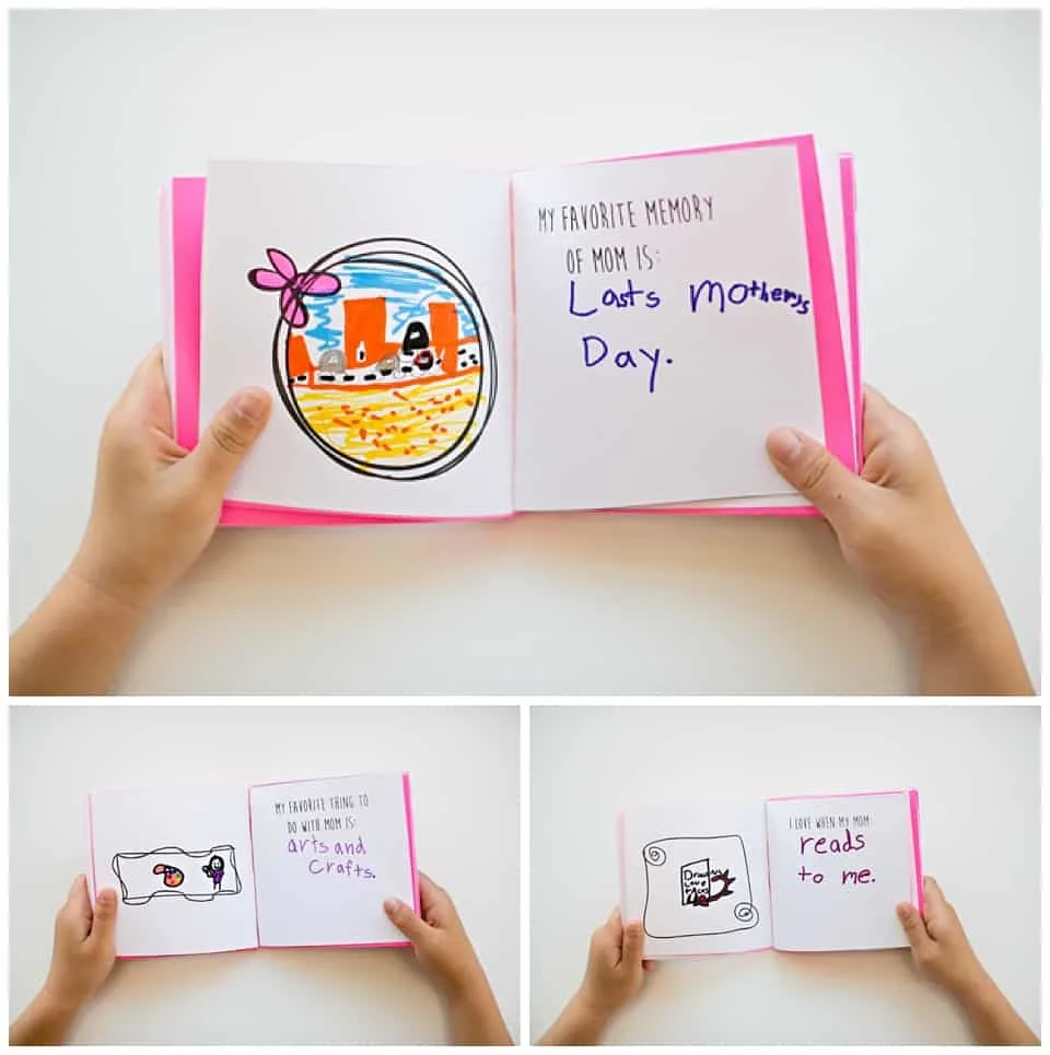 Have the kids make mom a Free Printable Mother's Day Book to show her all the ways she is special. 