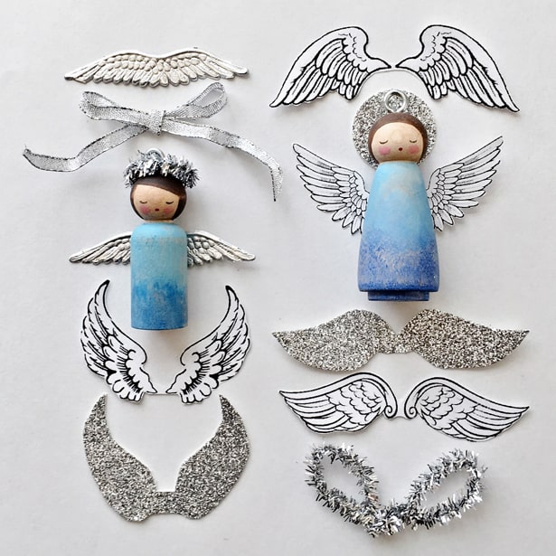 Doll sales angel wings