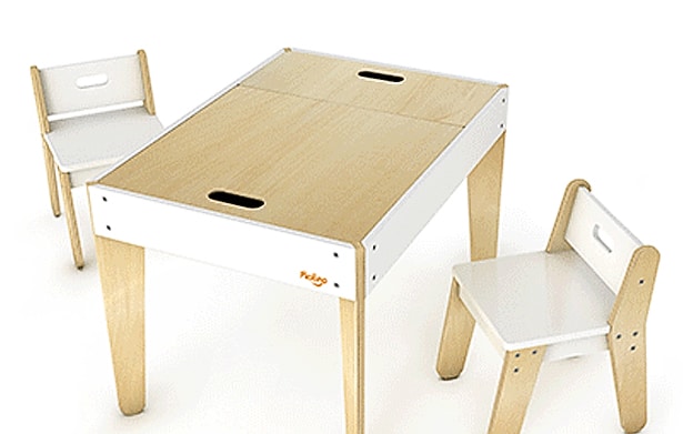 modern kid table and chairs