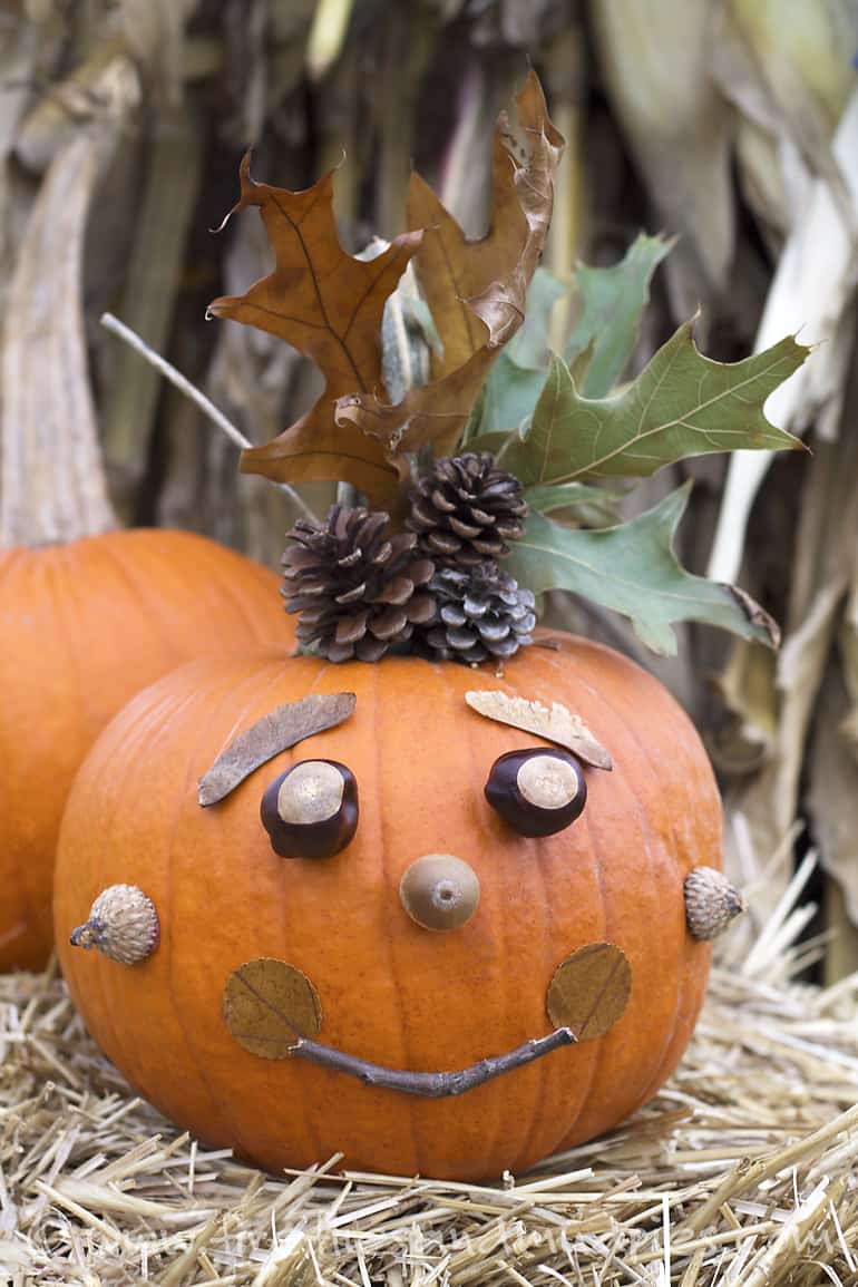 No Paint No Carve Pumpkin Decorating for Kids - Meri Cherry