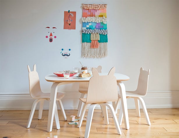 PLAYFUL ANIMAL CHAIRS AND TABLES FOR KIDS FROM OEUF