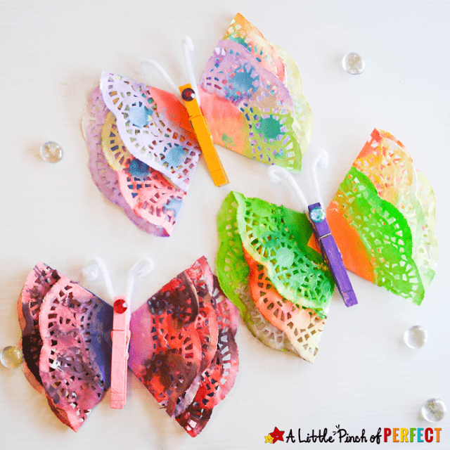 Colorful Paper Butterfly Craft - Easy Peasy and Fun