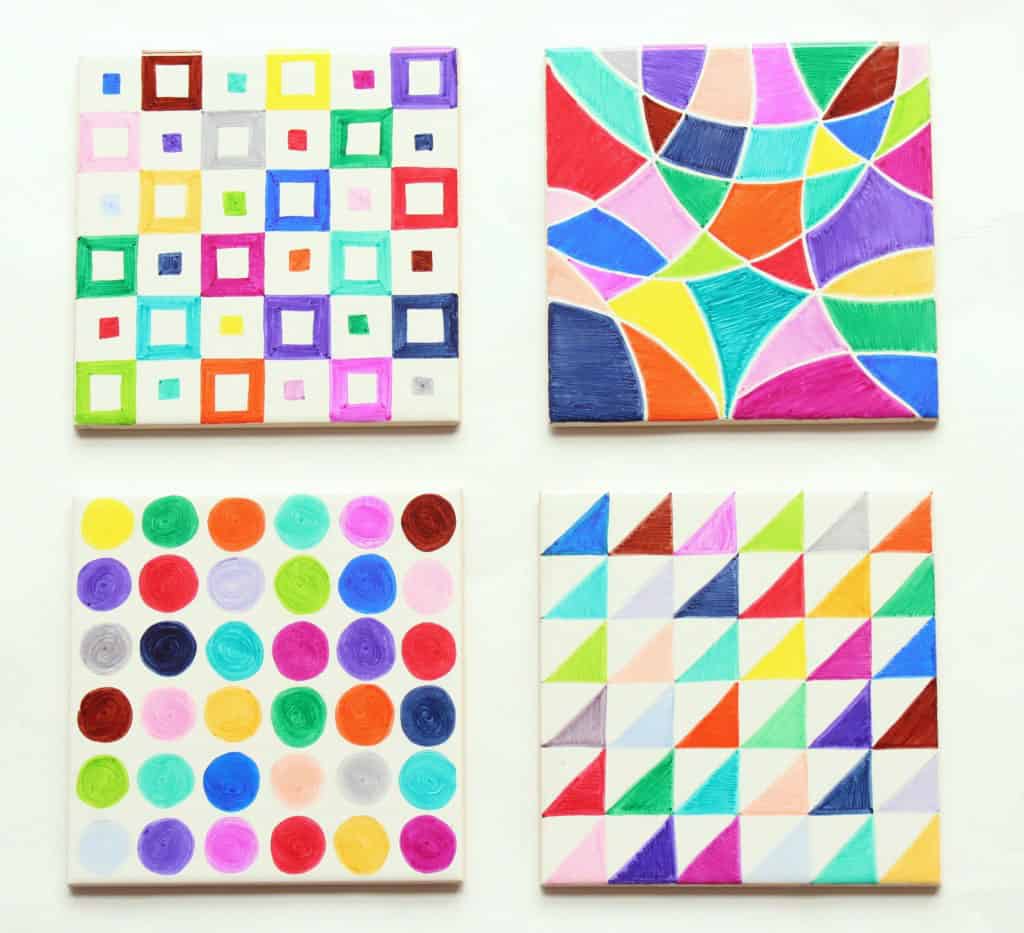 CREATE SHARPIE TILE ART
