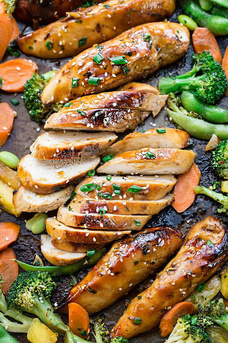 Sheet Pan Teriyaki Chicken and Veggies