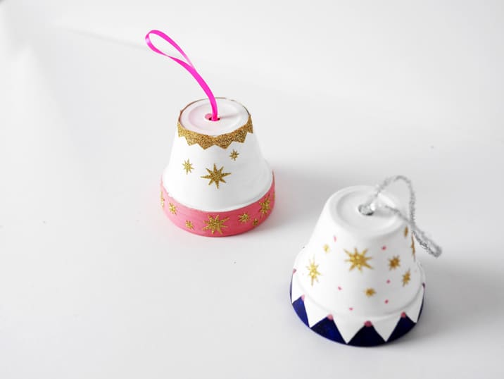 Hello, Wonderful - DIY CLAY POT CHRISTMAS BELL ORNAMENT