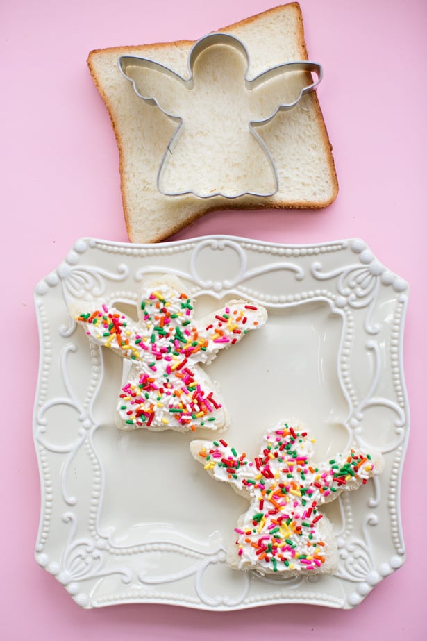 Sweet Christmas Angel Fairy Bread
