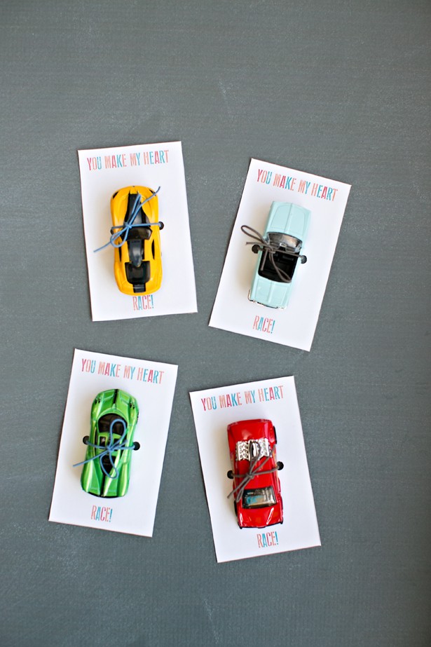 Race Car Valentine Cards 