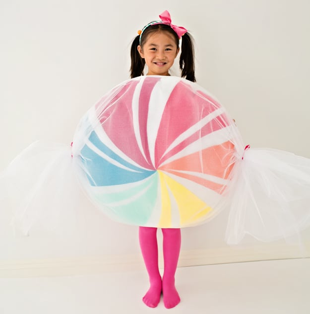 DIY NO-SEW FELT CANDY COSTUME FOR KIDS