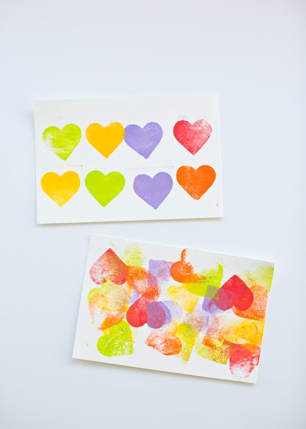 DIY Heart Stamps - Friends Art Lab