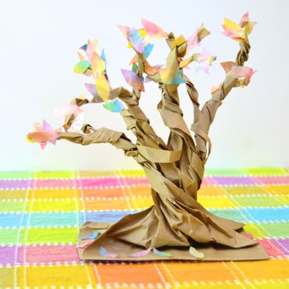 3D Fall Tree Paper Craft