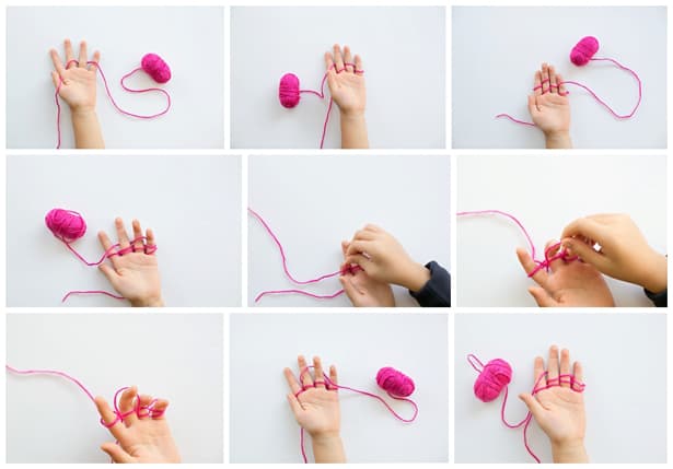 Finger knitting instructions printable