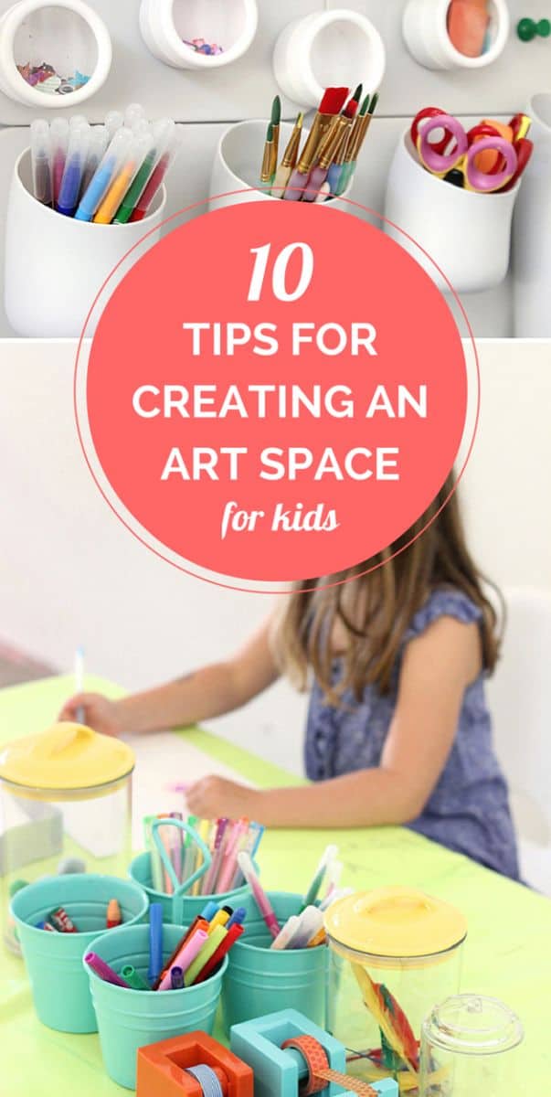 How to set up a kids' art studio at home (and learn to love the mess)