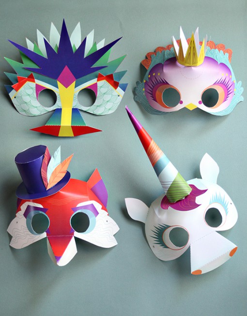 12 FUN AND CREATIVE DIY MASKS FOR KIDS