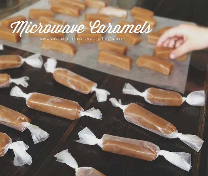 EASY MICROWAVE CARAMELS
