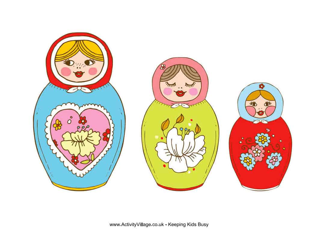 Printable Nesting Dolls