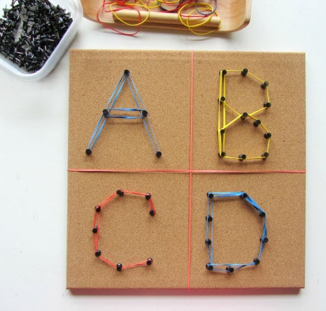 Pegboard Activity - Pre School Mom & Kids