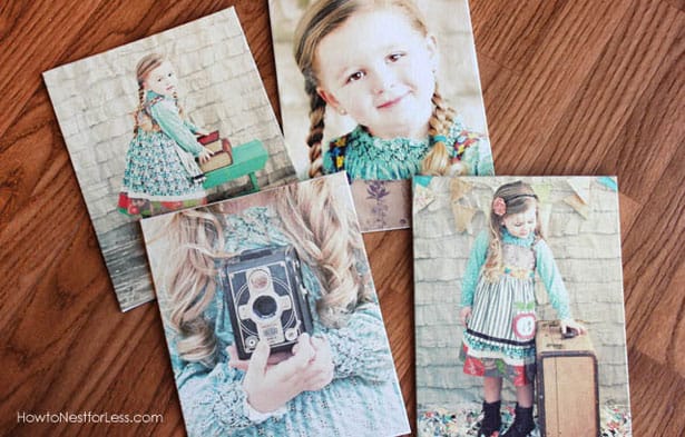 Mod Podge Photo Transfer Canvas + free printable