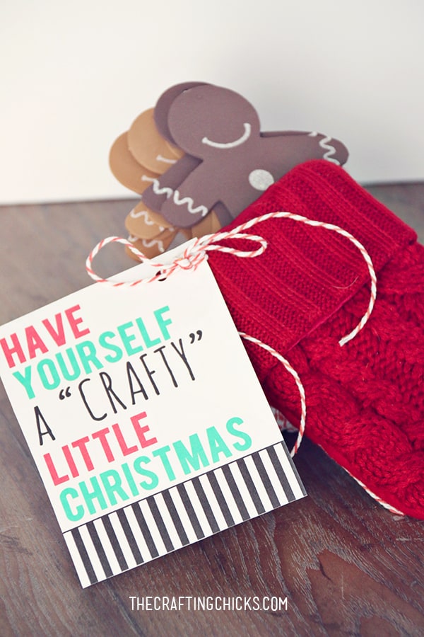 Christmas Neighbor Gifts with Free Printables - Eighteen25