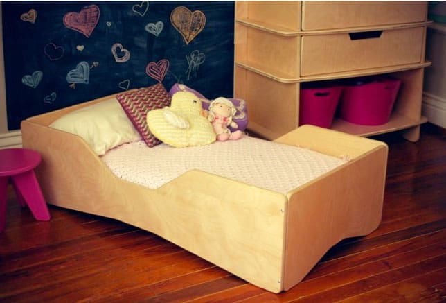 toddler bed using crib mattress