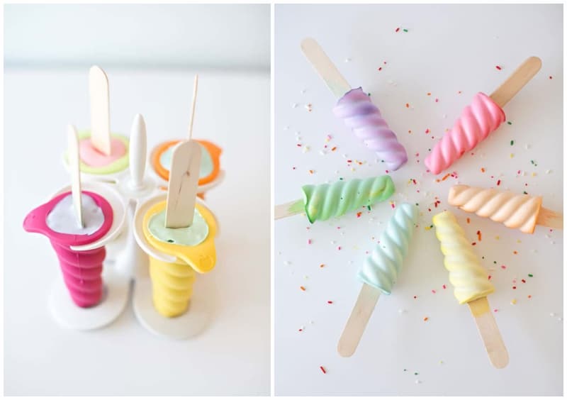 DIY Sidewalk Chalk Popsicles