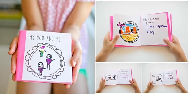 Have the kids make mom a Free Printable Mother's Day Book to show her all the ways she is special. 