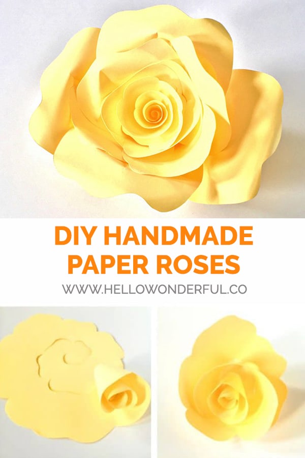 DIY Handmade Paper Roses