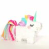 diy mini unicorn pinata with free printable template