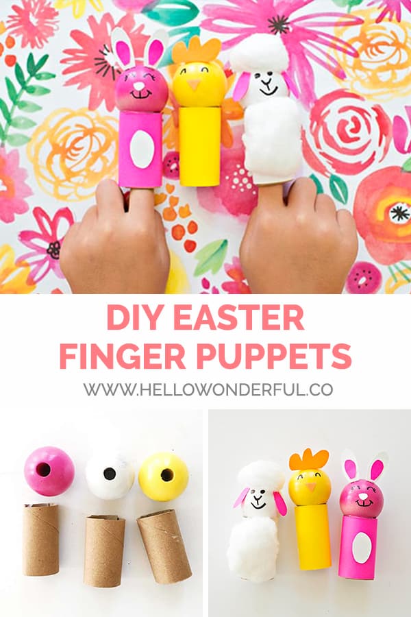 DIY Easter Finger Puppet Kids Craft