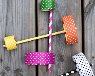 DIY Straw Craft Idea.! Unique Craft With Paper Straws, Paper straw craft