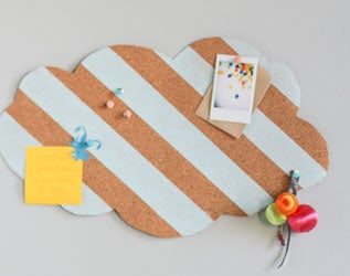 DIY CLOUD CORK BOARD