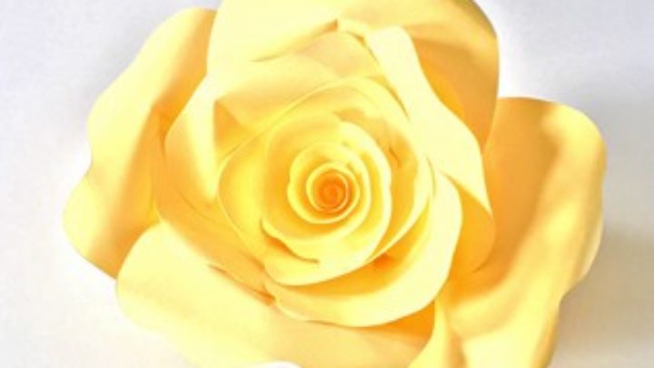 how to make diy paper rose template free printable