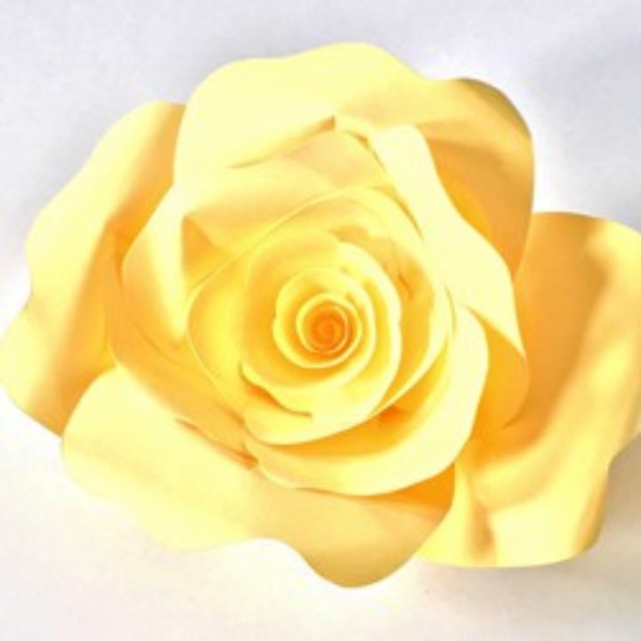 Diy Paper Rose Template Free Printable