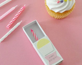 DIY MATCHBOX BIRTHDAY CARD