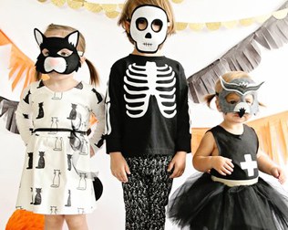 PLAYFUL AND IMAGINATIVE CHILDREN'S MASKS FROM OPPOSITE OF FAR