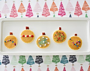 Cute Blue Waffle Maker Ornament, Food Ornament, Funny Ornament, Pancake  Christmas 