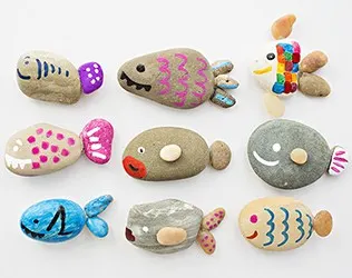 CUTE ROCK FISH CRAFT