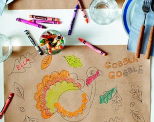 FREE PRINTABLE THANKSGIVING KRAFT PLACEMAT