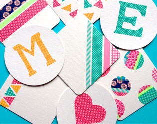 MAKE WASHI TAPE COASTERS