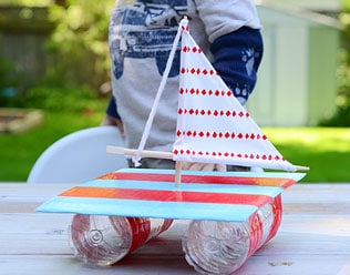 sailboat wishing well nautical baby shower, nautical