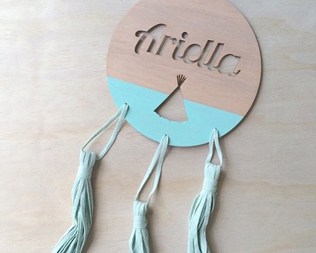WOODEN PERSONALIZED KIDS ROOM DECOR FROM ZILVI
