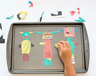MODERN MIX AND MATCH MAGNETIC MONSTERS – FREE PRINTABLE
