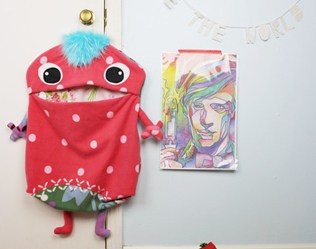 ADORABLE MONSTER TOY BAGS FROM LU & ED