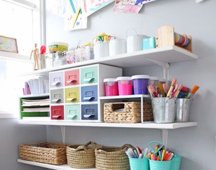 Art Supply Organization: What's in the baskets? - The Art Pantry