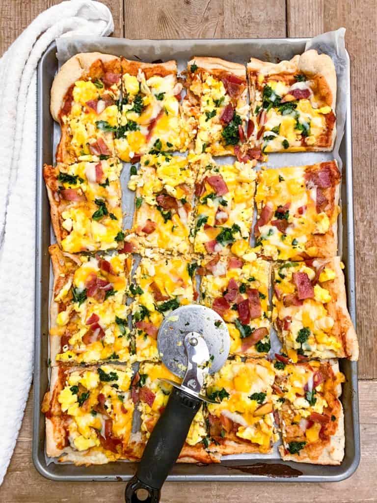 Sheet Pan Breakfast Pizza 