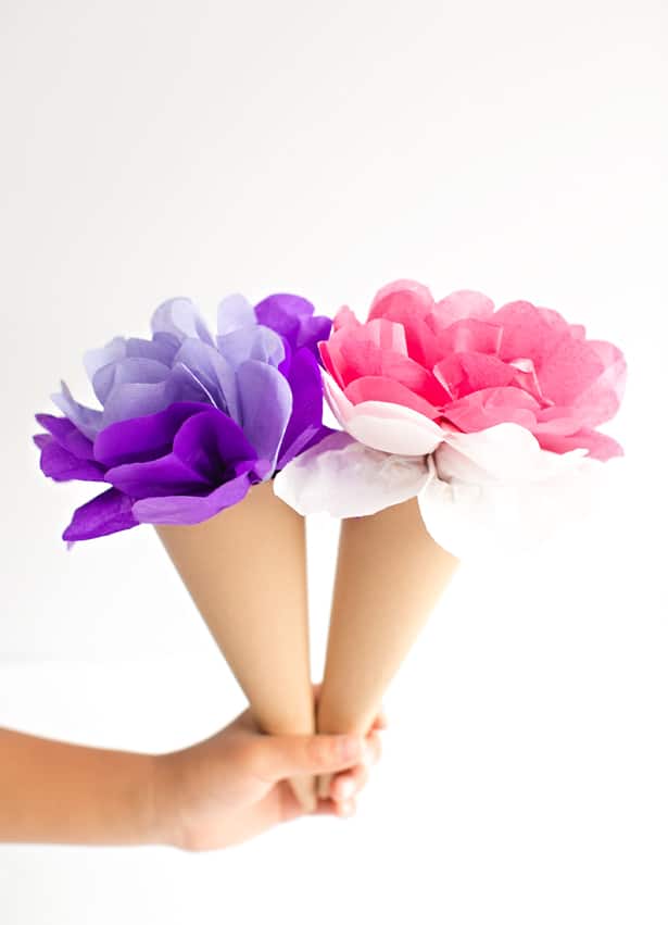 8tissuepaperflowericecreamcones Hello Wonderful