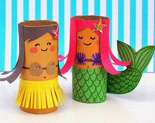 10 PLAYFUL PAPER TUBE CHARACTERS TO MAKE